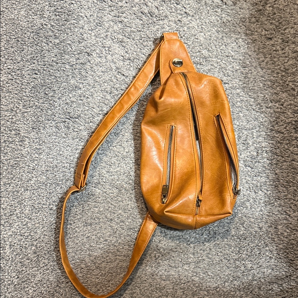 Tan Crossbody Bag